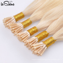 Hair Extensions Russian Human Remy I Tip Keratin Pre-bonded Stick 1g 0.8g 0.5g